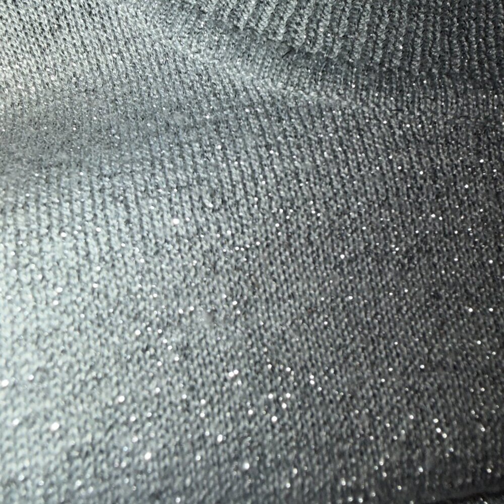 SILVER GLITTERY DRESS TEE